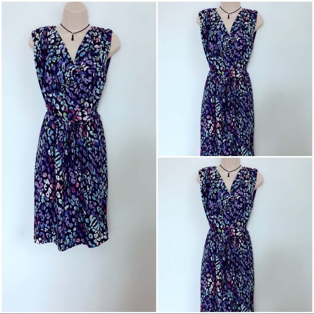Chaus Rainbow Animal Print Dress